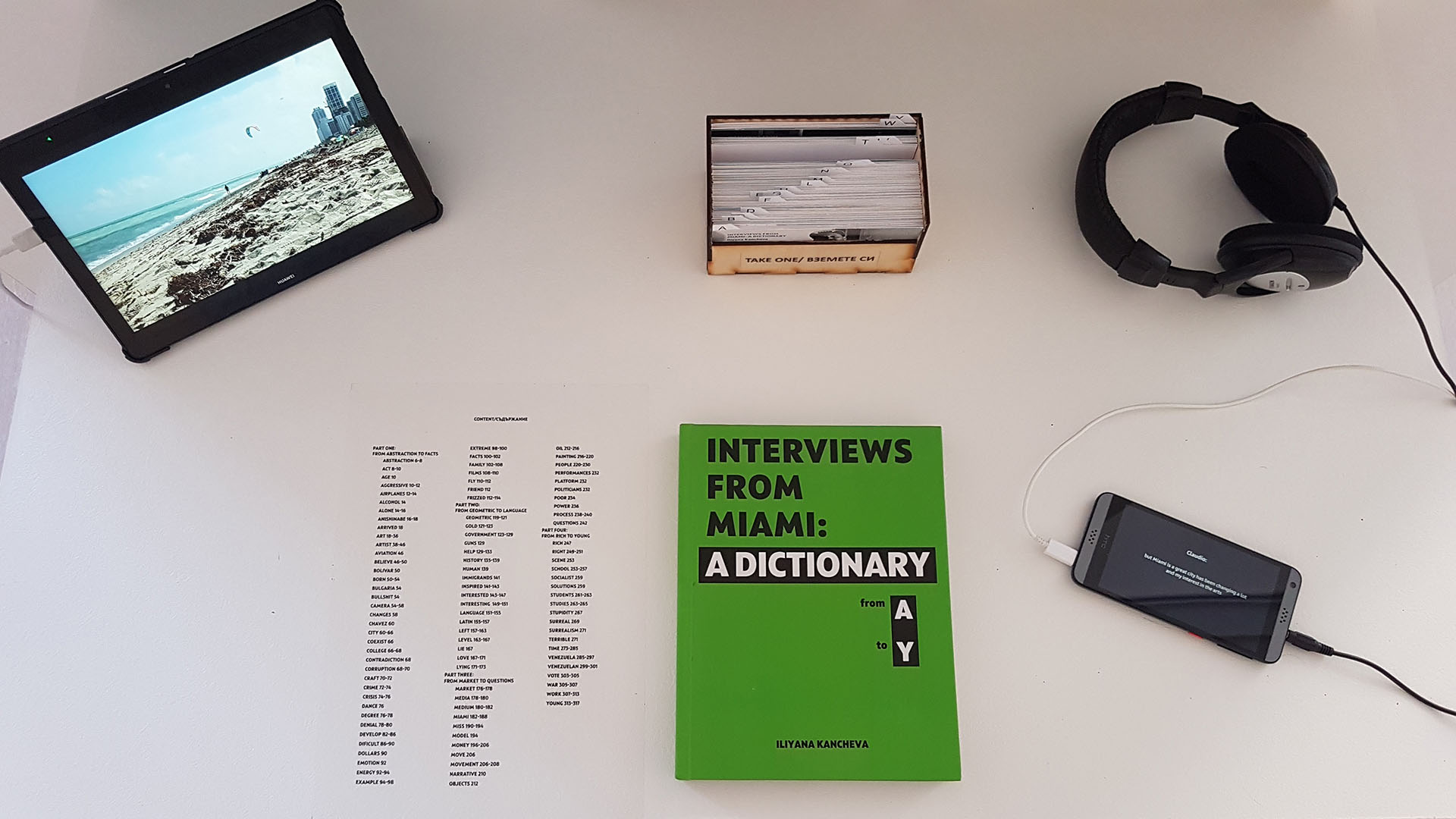 Interviews from Miami: a Dictionary